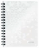 Kołonotatnik Leitz Wow, A5, w kratkę, 80 kartek, biały