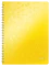Kołonotatnik Leitz Wow, A4, w kratkę, 80 kartek, żółty