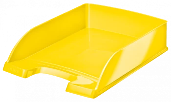 Półka na dokumenty Leitz Plus Wow, A4, plastikowa, żółty
