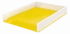 Półka na dokumenty Leitz Wow, A4, plastikowa, dwukolorowa, biało-żółty