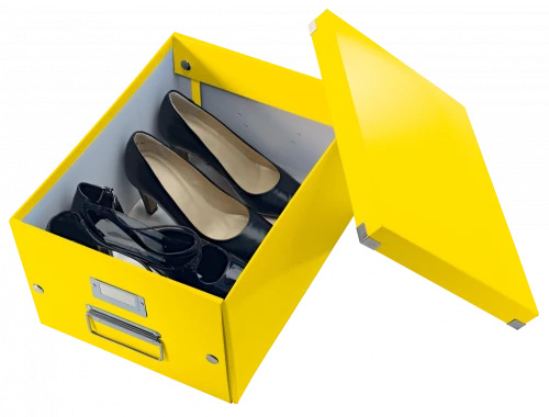 Pudło uniwersalne Leitz Click&Store Wow, A4, żółty