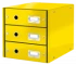 Pojemnik Leitz Click&Store Wow, z 3 szufladami, do dokumentów, A4, żółty