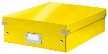 Pudełko z przegródkami Leitz Click&Store Wow, 281x100x370mm, żółty