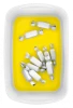 Pojemnik bez pokrywki Leitz MyBox Wow, 246x160x98mm, biało-żółty