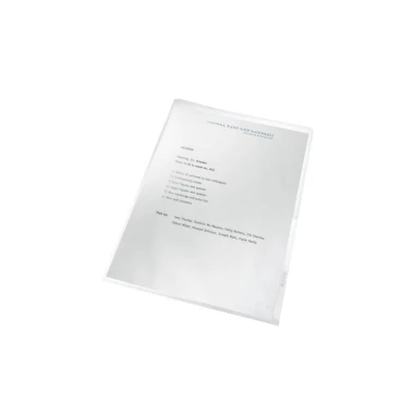 Ofertówki groszkowe Leitz Recycle "L", A4, do 40 kartek, 140µm, 25 sztuk, transparentny