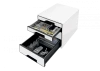 Pojemnik Leitz Wow Cube, z 4 szufladami, A4+, biało- czarny