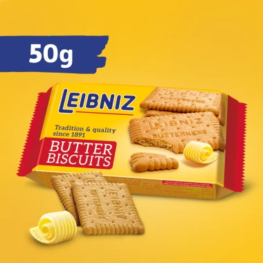 Herbatniki Leibniz Butter Biscuits, maślany, 50g