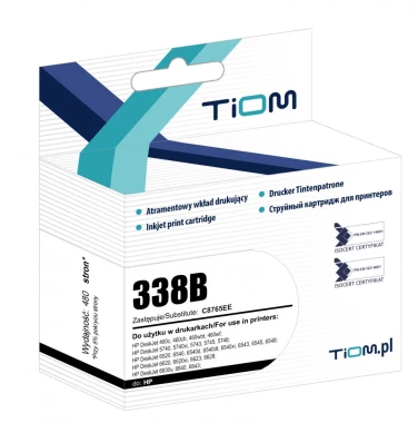 Tusz Tiom Ti-H338/338B (C8765EE) , 480 stron, black (czarny)