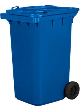 Pojemnik na odpady, 240l, niebieski
