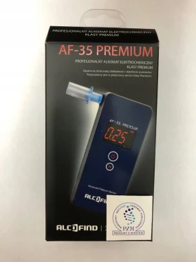 Alkomat AlcoFind AF-35 Premium, 47x108x17mm, granatowy