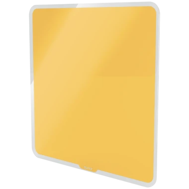 Tablica szklana magnetyczna Leitz Cosy, 45x45cm, żółty