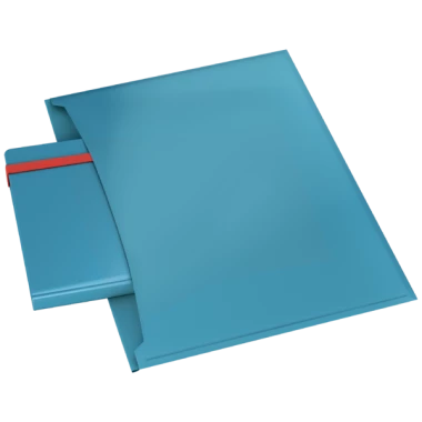 Teczka kopertowa Leitz Cosy, A4, z 2 przegródkami, na zatrzask, niebieski
