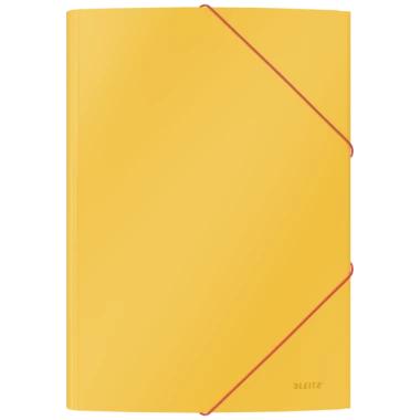 Teczka kartonowa z narożną gumką Leitz Cosy, A4, 5mm, żółty