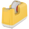 Podajnik do  taśmy klejącej Leitz Cosy, 19mmx33m, żółty