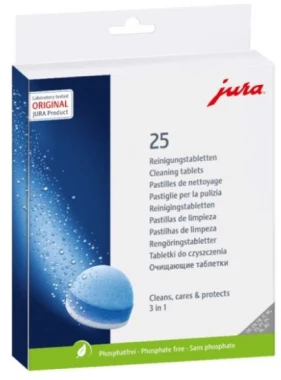 Tabletki czyszczące do ekspresu Jura, 25 sztuk