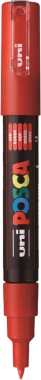 Marker z farbą Uni Posca PC-1M, okrągła, 0.7mm, czerwony