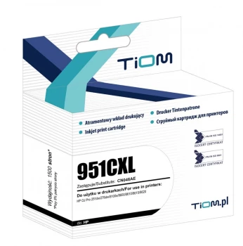 Tusz Tiom Ti-H951CXL (CN046AE), 1500 stron, cyan (błękitny)