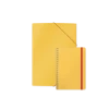 Zestaw kołonotatnik Leitz Cosy, B5, w kratkę, 80 kartek + teczka Leitz Cosy, A4, 5mm, żółty