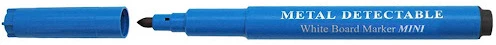 Marker suchościeralny wykrywalny Prohaccp Mini, obudowa kolor niebieski, tusz niebieski