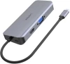 Rozgałęziacz - Hub Unitek, USB-C, 3xUSB 3.1, PD, HDMI, SD, VGA, RJ45, srebrny