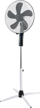 Wentylator stojący Blaupunkt ASF701, z wyświetlaczem, średnica 40cm, biało-czarny