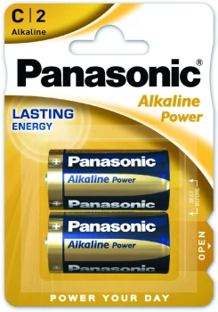 Bateria alkaliczna Panasonic, 1.5V, C/ LR14, 2 sztuki