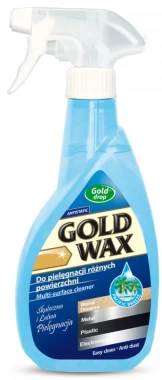 Preparat do pielęgnacji różnych powierzchni Gold Wax Gold Drop, antystatyczny, z rozpylaczem, Pacific Breeze,  400ml