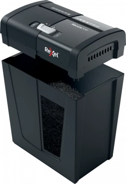 Niszczarka Rexel Secure X10, konfetti 4x40mm, 10 kartek, P-4 DIN,  czarny