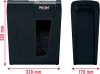 Niszczarka Rexel Secure X8, konfetti 4x40mm, 8 kartek, P-4 DIN, czarny