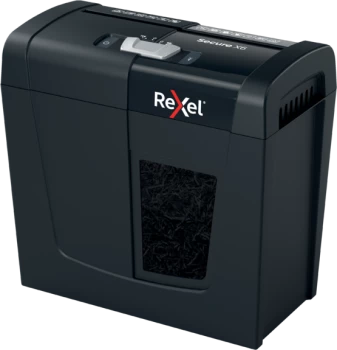 Niszczarka Rexel Secure X6 Whisper-Shred, konfetti 4x40mm, 6 kartek, P-4 DIN, czarny