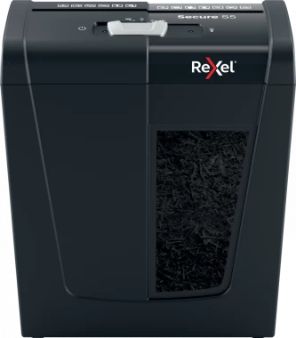 Niszczarka Rexel Secure S5, pasek 6mm,  5 kartek, P-2 DIN, czarny