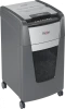 Niszczarka automatyczna Rexel Optimum AutoFeed+ 225M, mikrościnek 2x15 mm, 225 kartek, P-5 DIN, czarno-srebrny