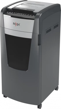 Niszczarka automatyczna Rexel Optimum AutoFeed+ 600X, konfetti 4x28 mm, 600 kartek, P-4 DIN, czarno-srebrny