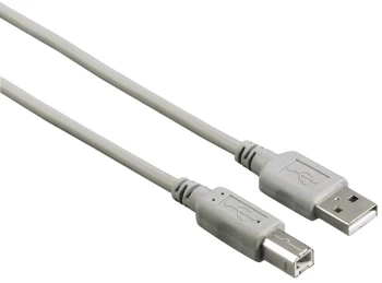 Kabel USB A-B Hama, 5m, szary
