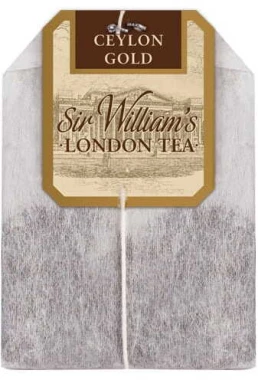 Herbata czarna w torebkach Sir William's London Ceylon Black, 25 sztuk x 1.8g