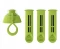 Filtr do butelki filtrującej Dafi, 3 sztuki + 1 zakrętka, zielony