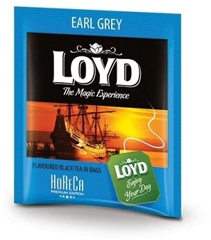 Herbata Earl Grey czarna w kopertach Loyd, 500 sztuk x 1.7g