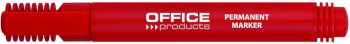 Marker permanentny Office Products, okrągła, 1-3mm, czerwony