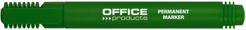 Marker permanentny Office Products, okrągła, 1-3mm, zielony