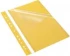 Skoroszyt plastikowy oczkowy Bantex Budget EVO, A4, do 200 kartek, żółty