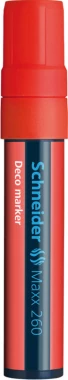 Marker kredowy Schneider Maxx 260 Deco, 5-15 mm, czerwony