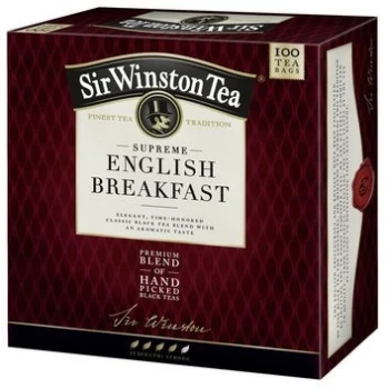 Herbata czarna Sir Winston Tea Supreme English Breakfast 100 sztuk x 1,8g