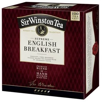 Herbata czarna Sir Winston Tea Supreme English Breakfast 100 sztuk x 1,8g