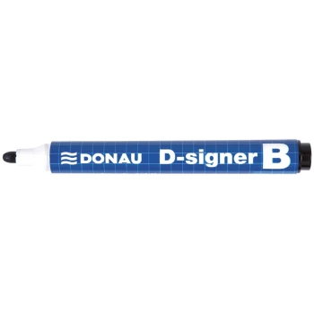 Marker suchościeralny Donau D-Signer B, okrągła, 4mm, czarny