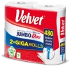 Ręcznik papierowy Velvet Jumbo Duo, 2-warstwowy, w roli, 2 rolki, biały