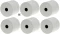 Rolka termiczna Emerson, 80mm x 80m, 50+/-6g/m2, 6 sztuk, BPA Free, biały