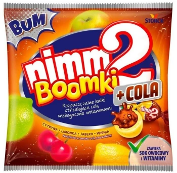 Cukierki Storck Nimm2 Boomki + Cola, mix smaków, 90g