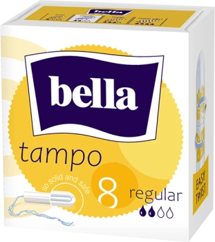 Tampony Bella Regular, 8 sztuk