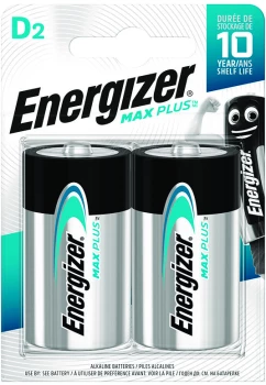 Bateria Energizer Max Plus, 1.5V, LR20, 2 sztuki
