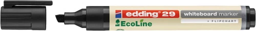 Marker suchościeralny edding 29 EcoLine, ścięta, 1-5mm, 1 sztuka, czarny